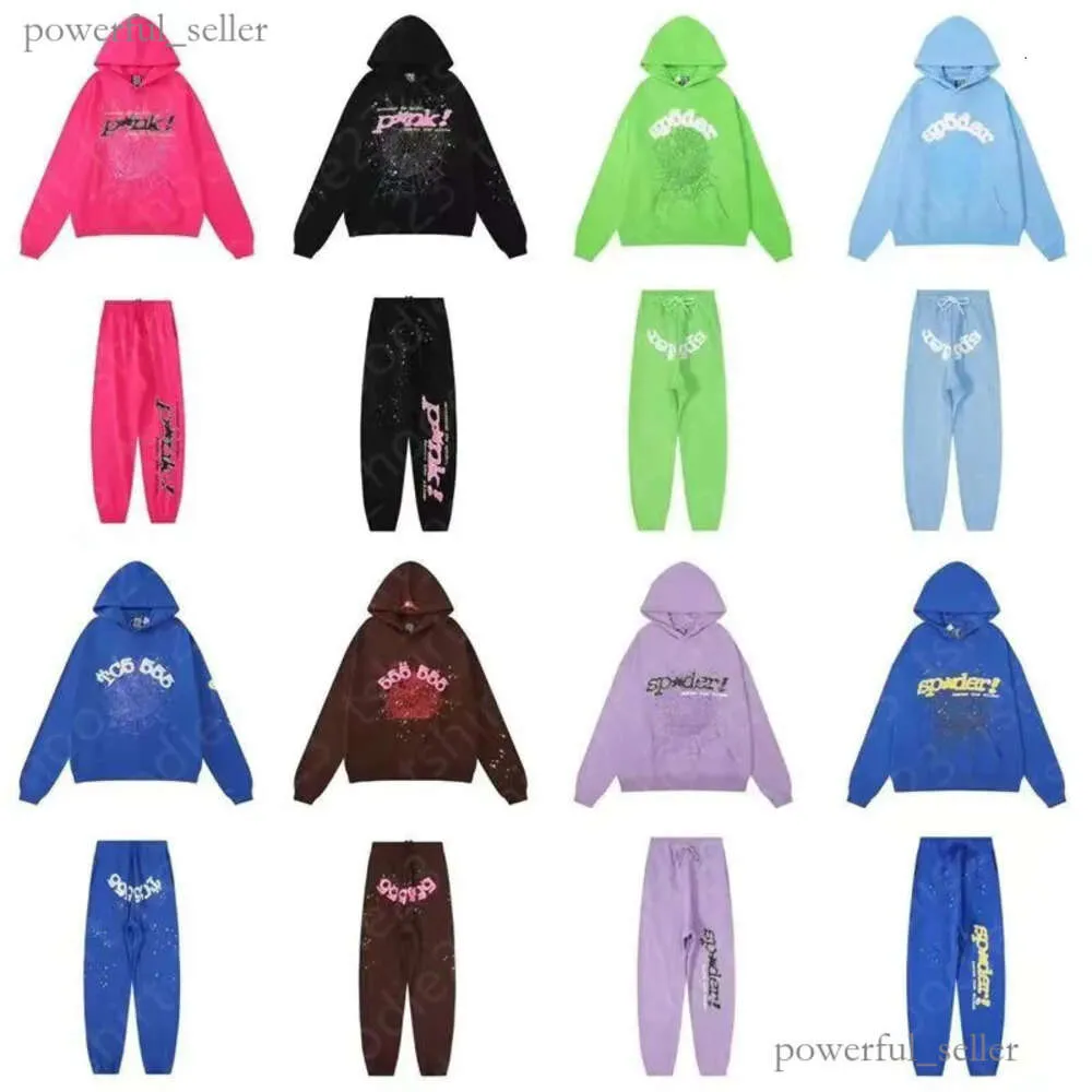 Sweats à capuche pour hommes Sweatshirts Spider Sweat à capuche Purple Young Thug Hommes Femmes Web Veste Sweat-shirt