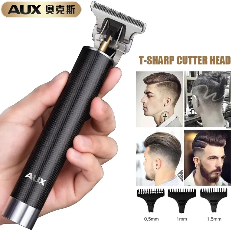 Trimmers T9 Professional Hair Trimmer Clipper 0MM Rechargeable Baldheaded Cutter Barber Cutting Machine for Adult Kid Men Beard Shaver