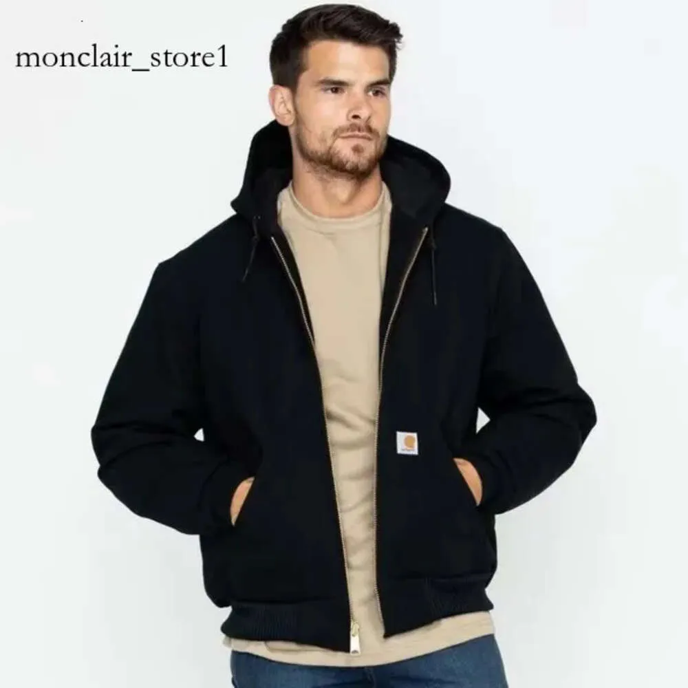 carharrt jacka män designer mens hoodie womens halv plckket zipper hoodys jackor förtjockning sportkläder tröjor lösa klassiker 1950