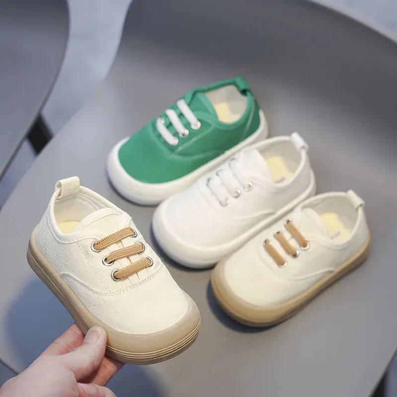 Casual canvas schoenen voor kinderen voor babyjongens, meisjes, outdoor-sneakers, comfortabele antislip, zachte zolen, baby-peuterschoenen, maat 1928 240220