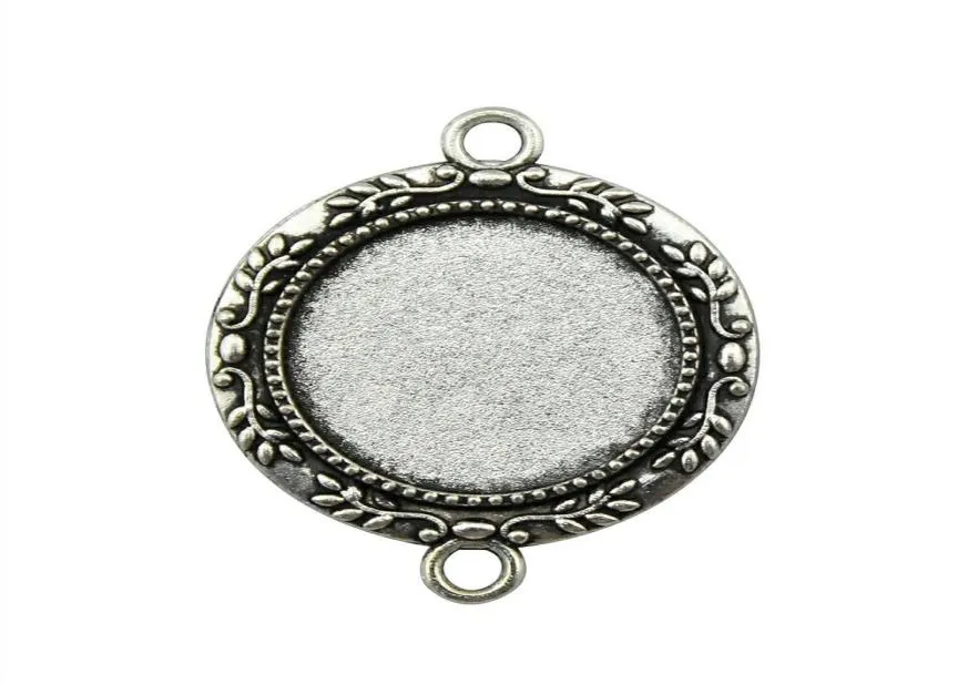 15 Pieces Cabochon Cameo Base Tray Bezel Blank Diy Accessories For Tree Branches Connector Inner Size 20mm Round Necklace Pendant 8740171