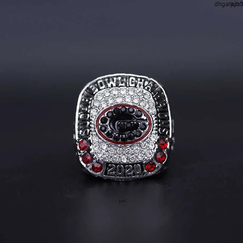 Anéis comemorativos do designer Jhlu 2020 Sec University of Georgia Bulldog Championship Ring Reimpressão K35