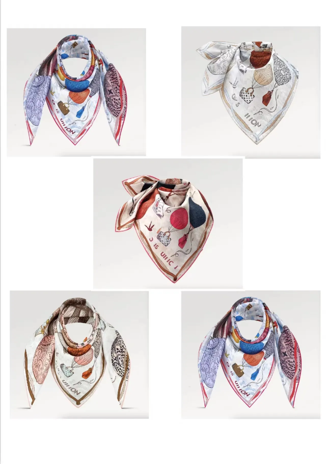 Nouveau Designer Classique Modèle Châle Soie Contre Foulards De Luxe V Mode Poignée Sac Foulards Bandana Carré Bandeaux Bandeau Luxueux Pashmina Wraps Multi M77662