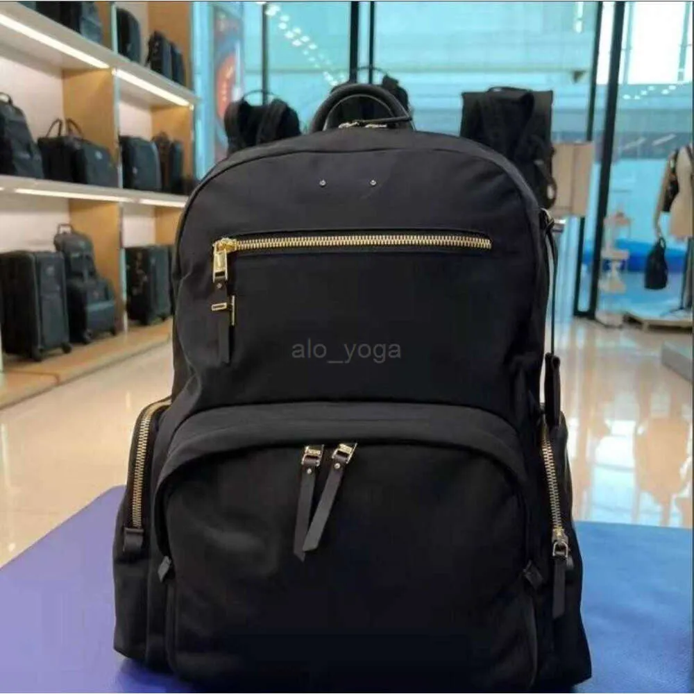 2024SS Estilo Designer Mochilas para Homens Laptop Mulheres Bolsa 4 Cores Oxford Pano Nylon com Couro de Grande Capacidade À Prova D 'Água Mochila de Computador Sacos de Viagem