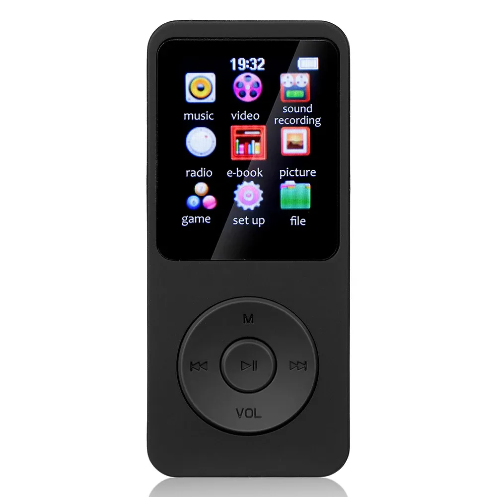 플레이어 메탈 터치 MP3 음악 플레이어 Walkman MP4 순수한 카드/FM 알람 시계와