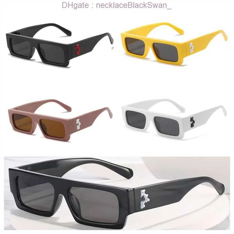 Fashion Offs Weiße Rahmen Stil Quadrat Marke Männer Frauen 2239 Sonnenbrille Arrow x Schwarzer Rahmen Brillen Trend Sonnenbrillen Helle Sportreisen Sonnenbrillen 71S0 YRZW