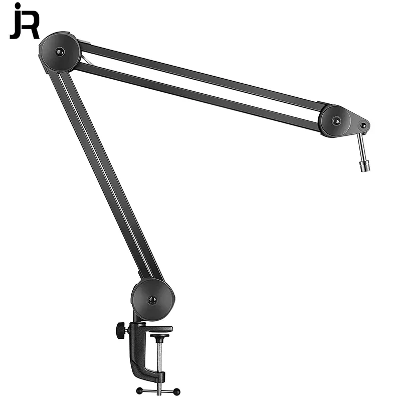 Accessoires Support de bras de microphone pour bleu, support de bras de flèche de micro robuste, support de bras de ciseaux de micro de Suspension de bureau avec adaptateur à vis