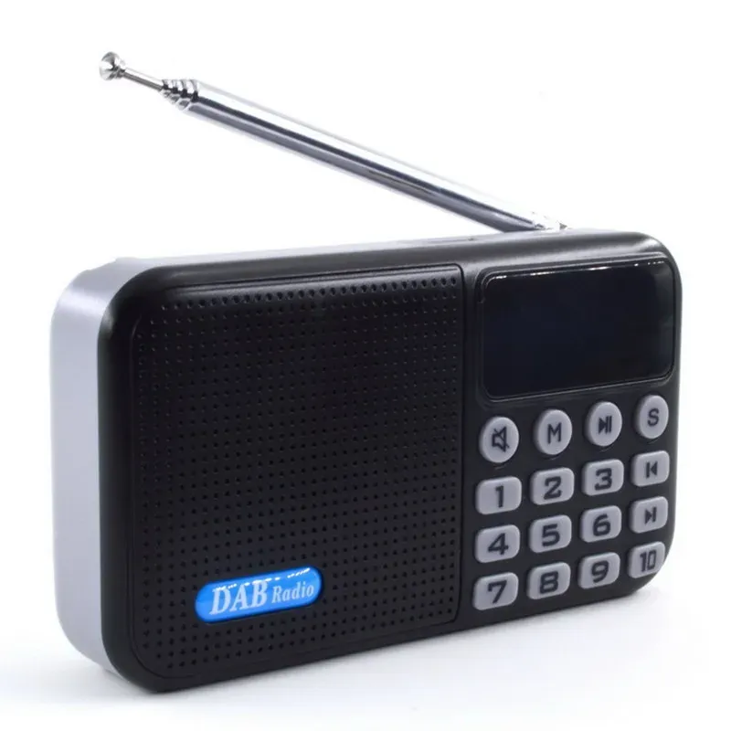 Ricevitore radio per radio Digital DAB DAB + FM Radio Bluetooth Stereo Speakers Outdoor FM Ricevitore con lettore musicale