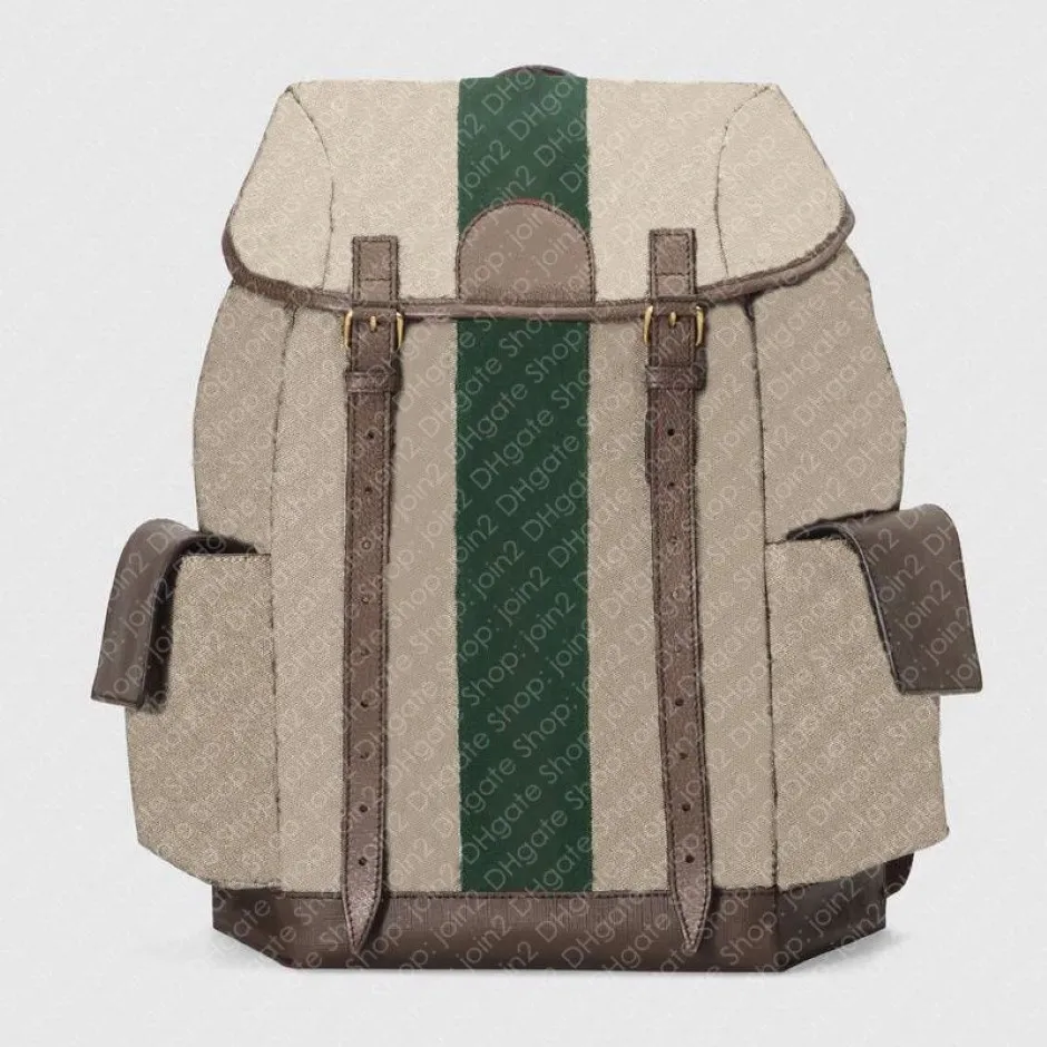 TOP 598140 OPHIDIA ZAINO MEDIO Designer Borsone da viaggio da uomo Canvas Bagaglio Borsa per laptop Custodia Cover Zaino da escursionismo Zaino251E