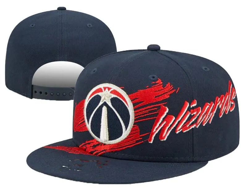 „Wizards” Ball Caps 2023-24 unisex moda bawełniana bazowa baseball snapback menu kobiety słoneczne haft haftowy wiosna letnia czapka hurtowa a3