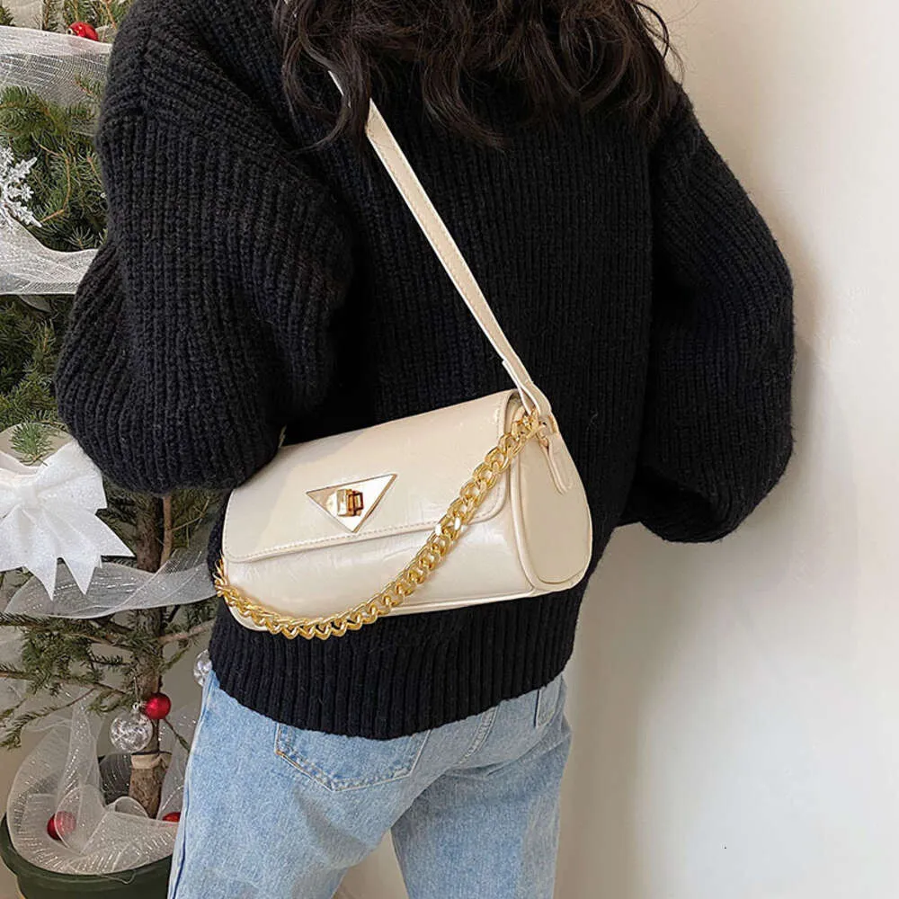 High End Chain Small Square for Women's 2024 New Trendy Fashionable Shoulder Bag, Simple and Stylish Crossbody Bag 75% Factory Wholesale