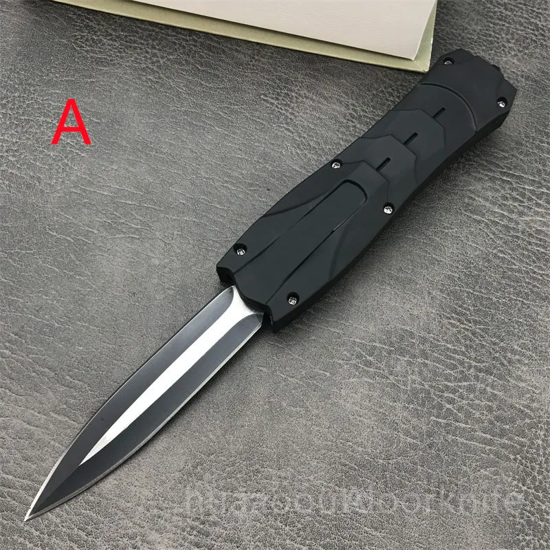 Coltello pieghevole automatico BM a doppia azione all'ingrosso Coltello tascabile AUTO esterno 440C Lama Maniglia in ABS EDC Coltelli tattici da campeggio BM 3300 3400 3200 Strumenti