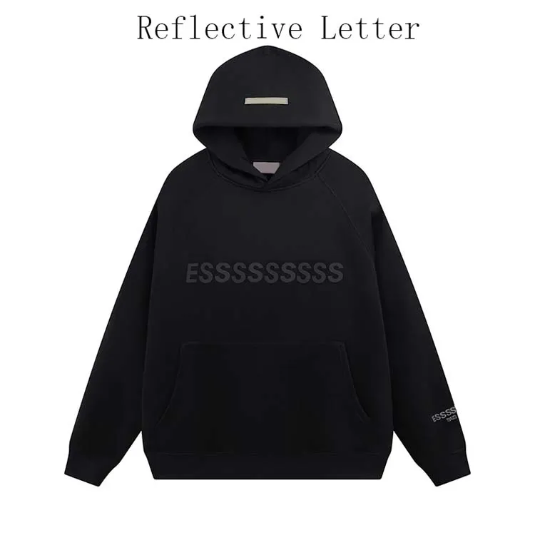 2020新作 FOG Essentials Hoodie Black M（Fear of God Essentials  