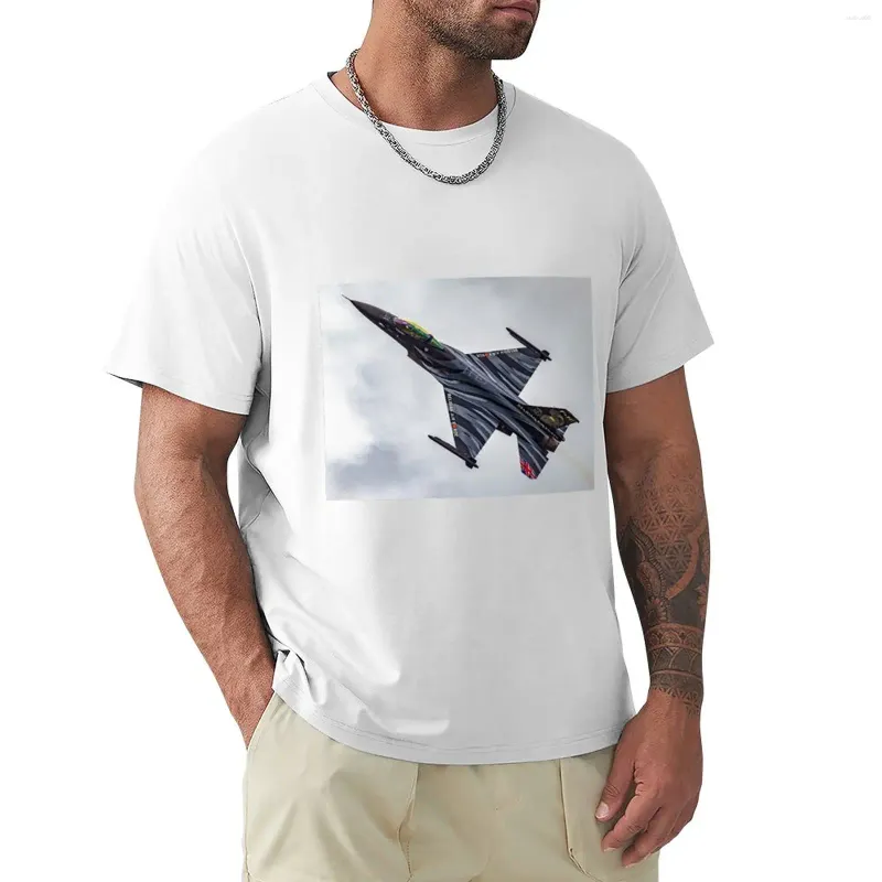 Herrtankstoppar Dark Falcon F16 T-shirt rolig t-skjorta anpassade skjortor Mänkläder
