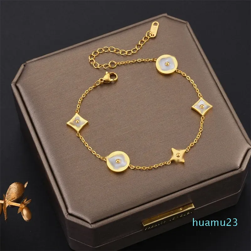 Luxe designer armband Klavertje Vier Bedelarmbanden Elegante Mode 18K Gouden Agaat Schelpketting Moeder Dames Meisjes Paar Vakantie Verjaardagsfeestje Geschenken kettingen