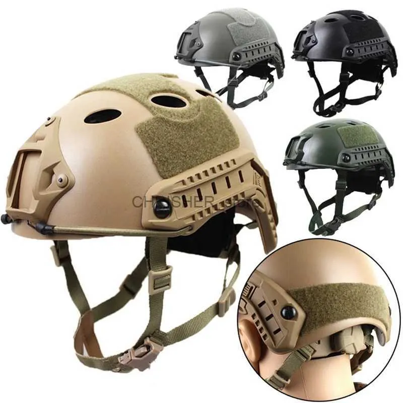 Caschi tattici Casco tattico Veloce MH PJ Casco Airsoft Paintball Caschi da combattimento Sport all'aria aperta Testa da salto Equipaggiamento protettivoL2402