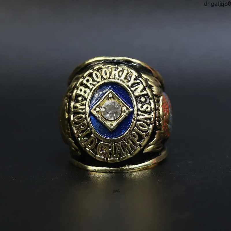 Ywed Designer Commemorative Ring Rings MLB 1955 Brooklyn Dodge Championship Ring Customer Version Populära smycken Lngm 5Jlx