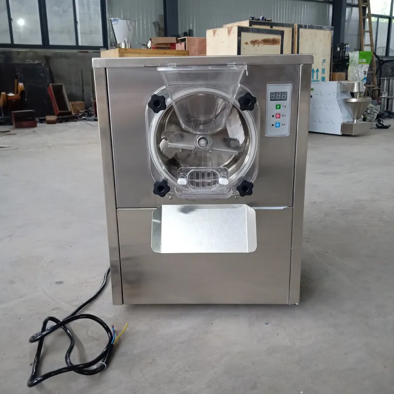 Kommersiell glassmaskin 220V 110V Hard Ice Cream Maker Gelato Machine för affärsbruk