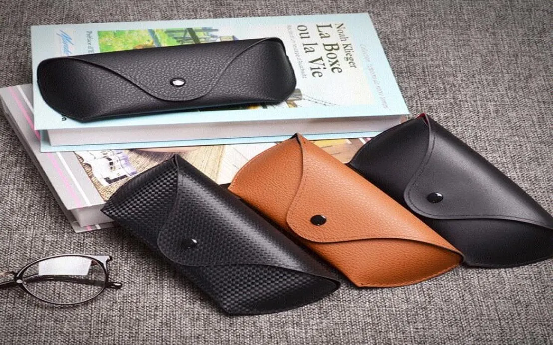 2018 Proteable Leather Glasses Case 4 Styles Högkvalitativa solglasögon Gelglas Lagringshållare Bag6062710