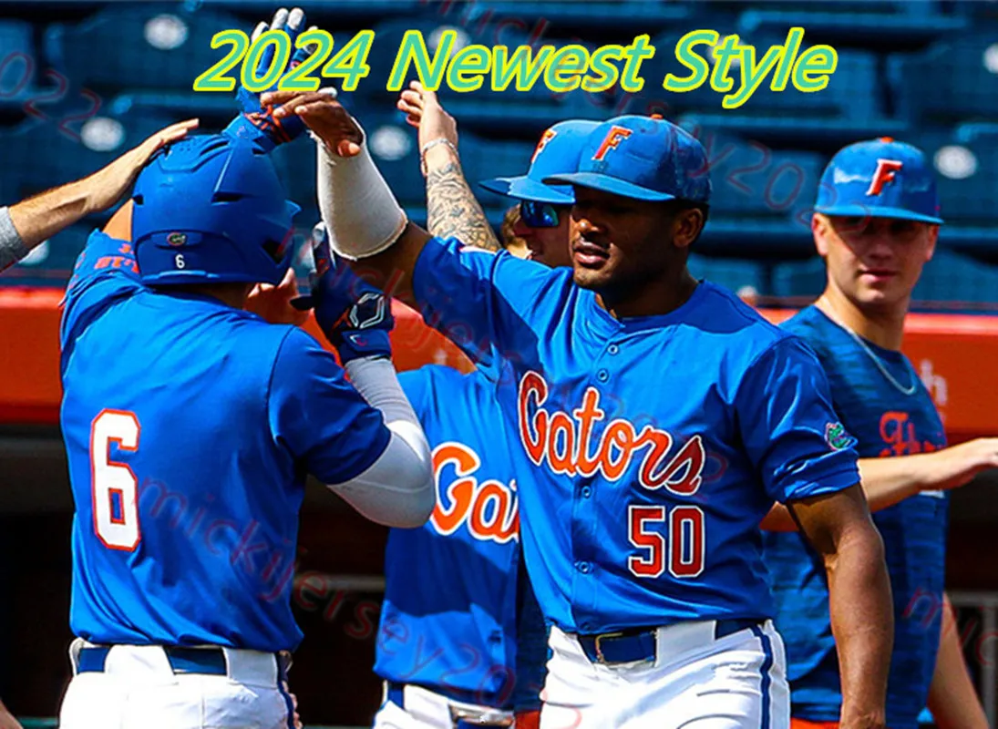 2023 CWS Florida Gators Baseball Jersey Custom From