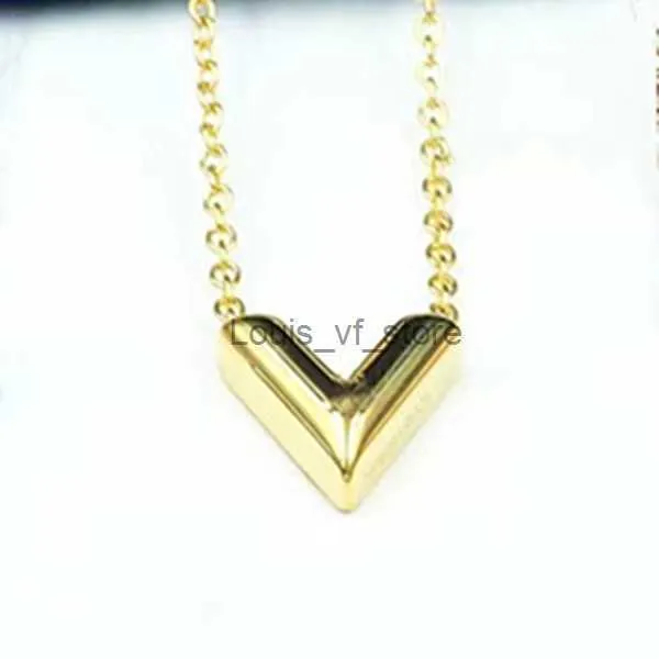 Pendant Necklaces luxury love designer heart necklace gold necklaces women Stainless Steel Designer Love Women marry Jewelry wedding gift H24227