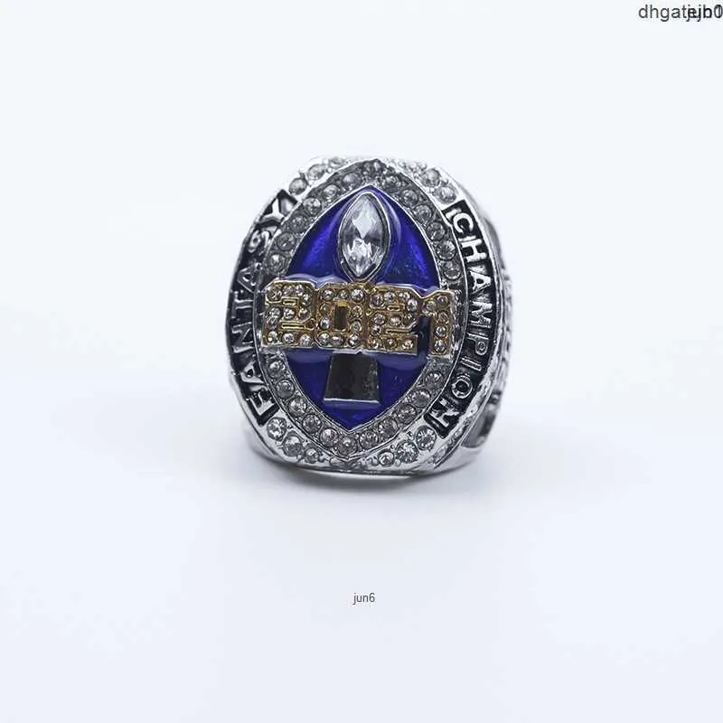 V1TM Designer Commemorative Ring Rings 2021 Dream Football FFL Champion Ring Version Ny ankomst KXIF 31HE