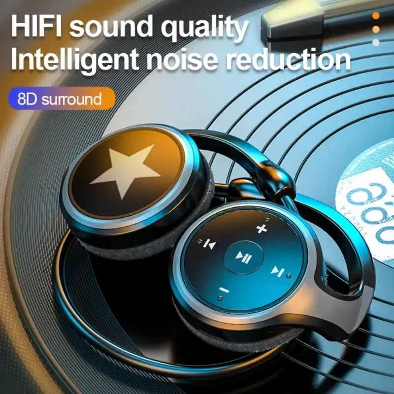 Lettori A23 Bluetooth compatibile 5.0 Cuffie senza fili HIFI Sport Auricolare Impermeabile Auricolare Supporto TF Card Radio FM Lettore MP3