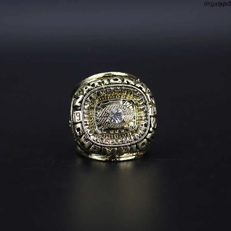 Anéis comemorativos de designer 1974 Oklahoma State University Speedwalker University Champion Ring E49q