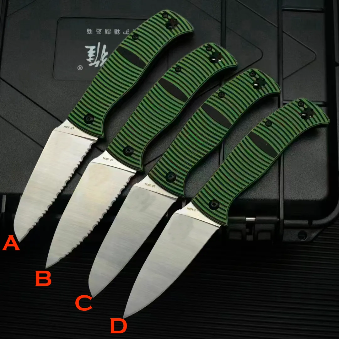 C217GP Folding Pocket Knife 9cr18mov Steel Blade G10 Handle Camping Outdoor Tool EDC Knives