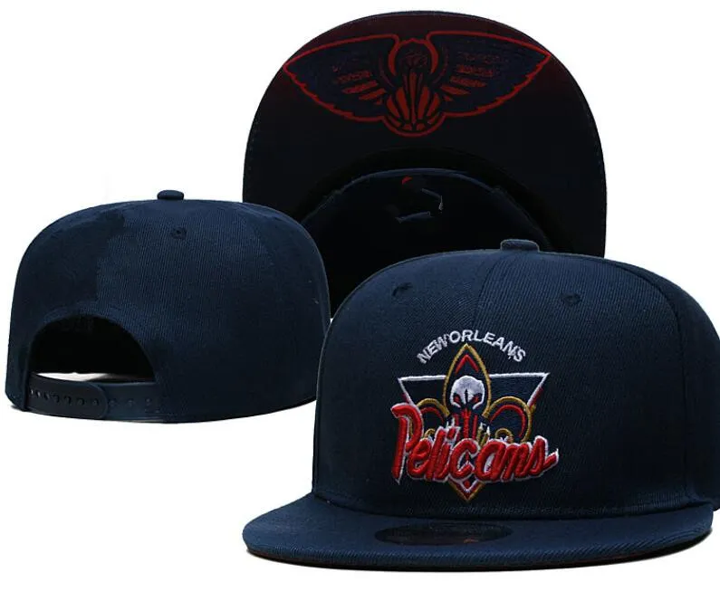 "Pélicans" casquettes de balle 2023-24 unisexe mode coton Baseball Snapback hommes femmes chapeau de soleil broderie printemps casquette d'été en gros A4