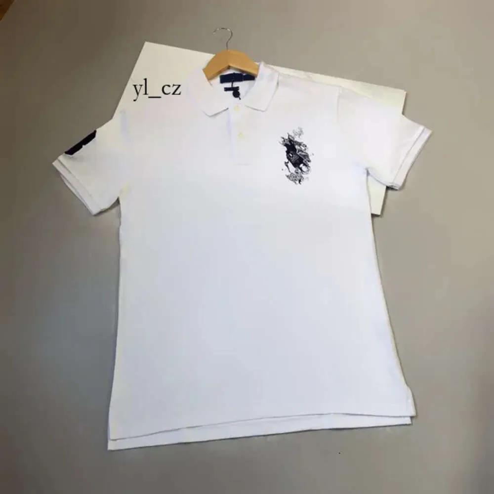 Ralphs Laurence Polo Hommes Chemise Designer Tops Polo Hommes Paul T-shirts Big Horse America Ralphs Laurence Chemise Broderie Femmes Lettre T-shirts Impression 9257