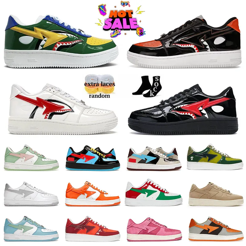 2024 Novo Designer Baixo Sk8 Sapatos Homens Mulheres Sapatos Casuais Couro Exército Verde Taupe Azul Royal Masculino e Feminino Esportes ao ar livre Correndo Tênis de caminhada