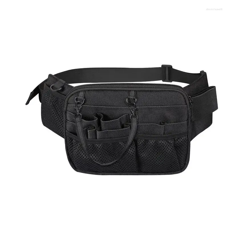 Sacos de armazenamento Fanny Pack Multifuncional Saco Cinto Avental Cintura Utilitária para Estetoscópios Bandagem