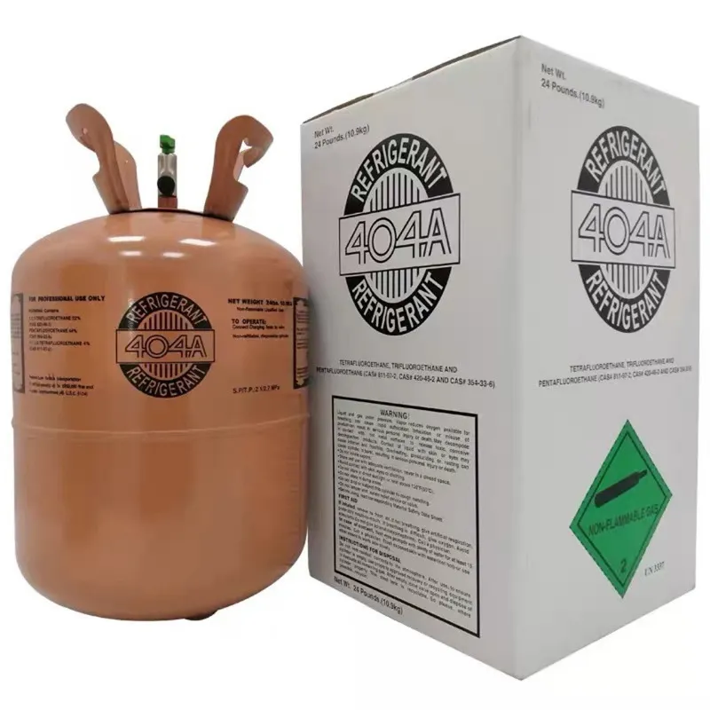 Refrigerant Freon Steel 30lb Cylinder Packaging R410A R22 R134A E404A Tank Cylinder for Air Conditioners