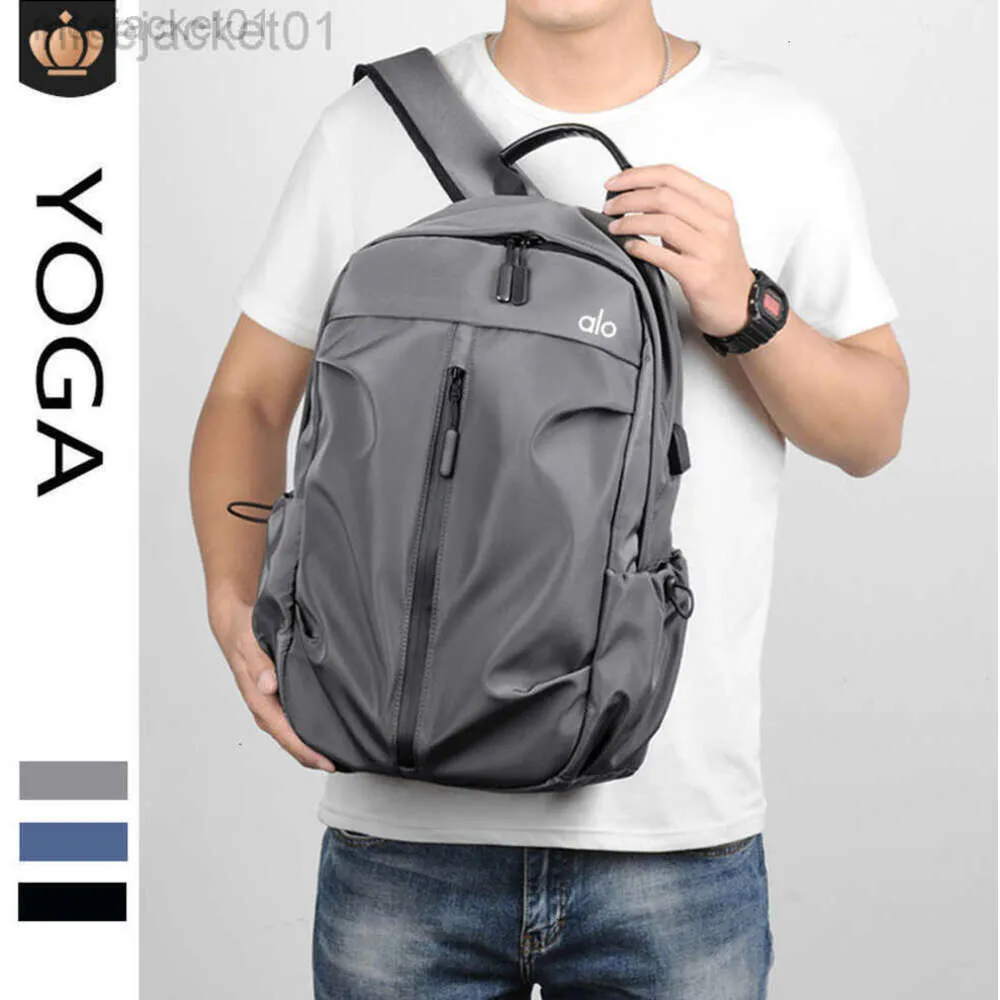 24SS Designer Al Aloyoga Rucksack Aloo für Herren, Mode, Freizeit, trendiger Sport, Outdoor-Rucksack, Business, große Kapazität, Computertasche