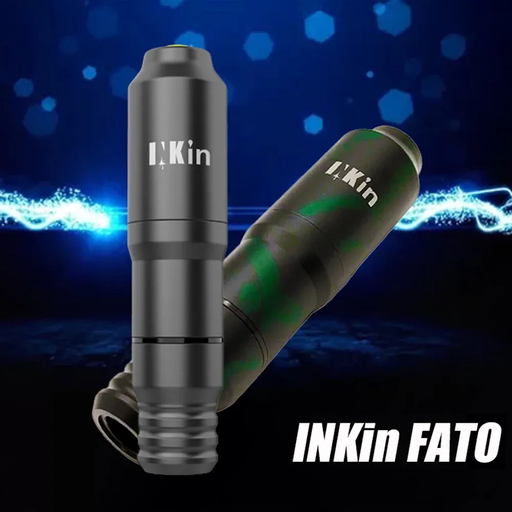 Machine Inkin Fato Rotary Cartridge Tattoo stylo Machine Japan Motor pour tatouage Couleur de camouflage noir permanent