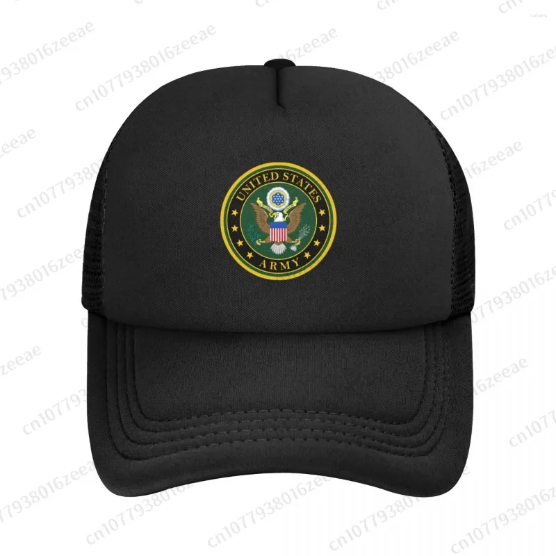 Berets US Army Logo Baseball Cap Women Men Men Outdoor Turining Hat Sport oddychające czapki golfowe