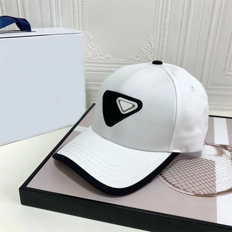 Chapeau de designer lettre de broderie casquette de baseball de couleur unie pour femmes triangle casquette homme anti coup de soleil taille libre réglable chapeaux ajustés Saint Valentin PJ083 e4