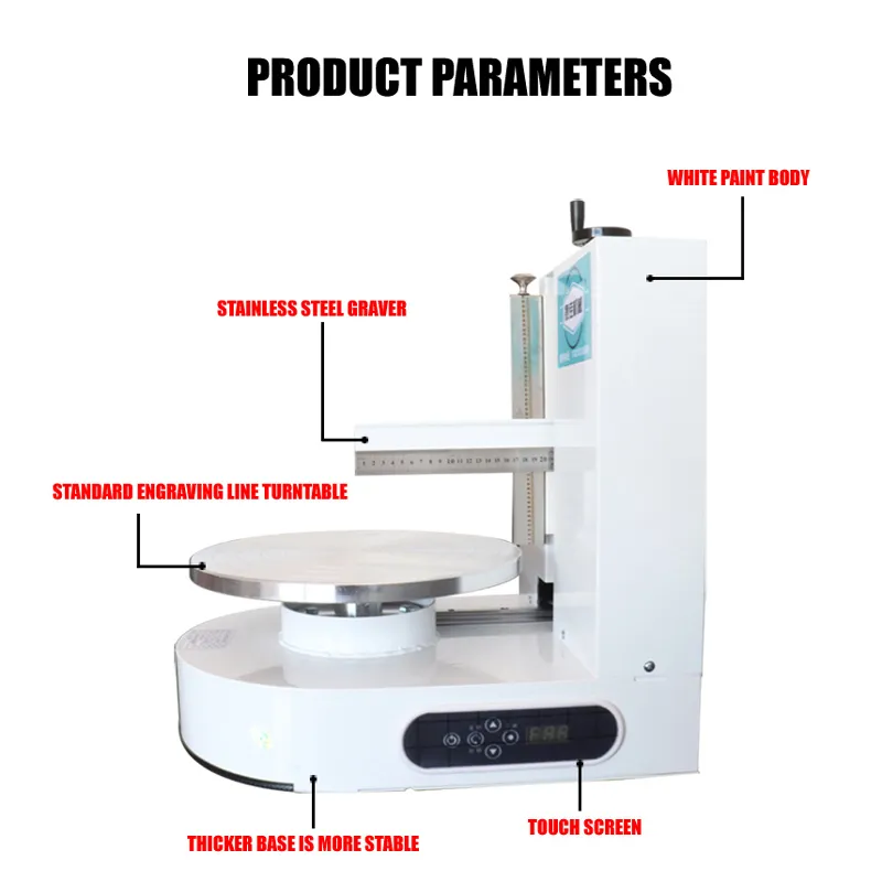 Une bonne Machine de décoration de glaçage de revêtement de crème de gâteau et les paresseux doivent avoir une Machine à gâteau