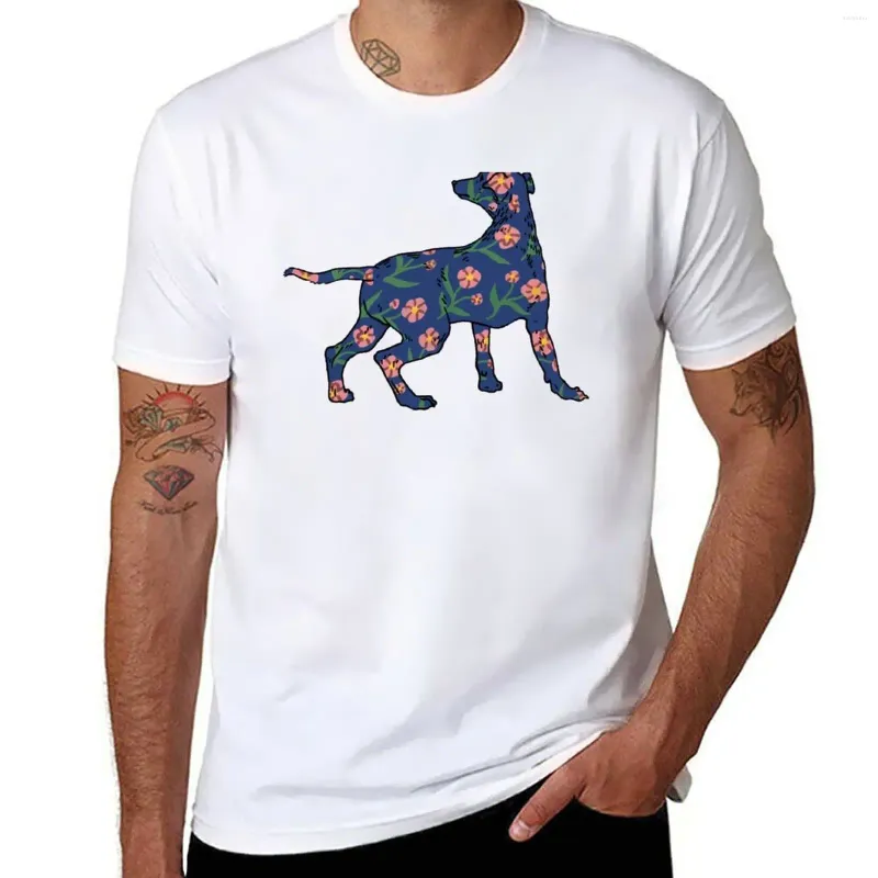 Camisetas sin mangas para hombre, camiseta con diseño de perro y flores, camisetas divertidas, tallas grandes, gráficas para hombres