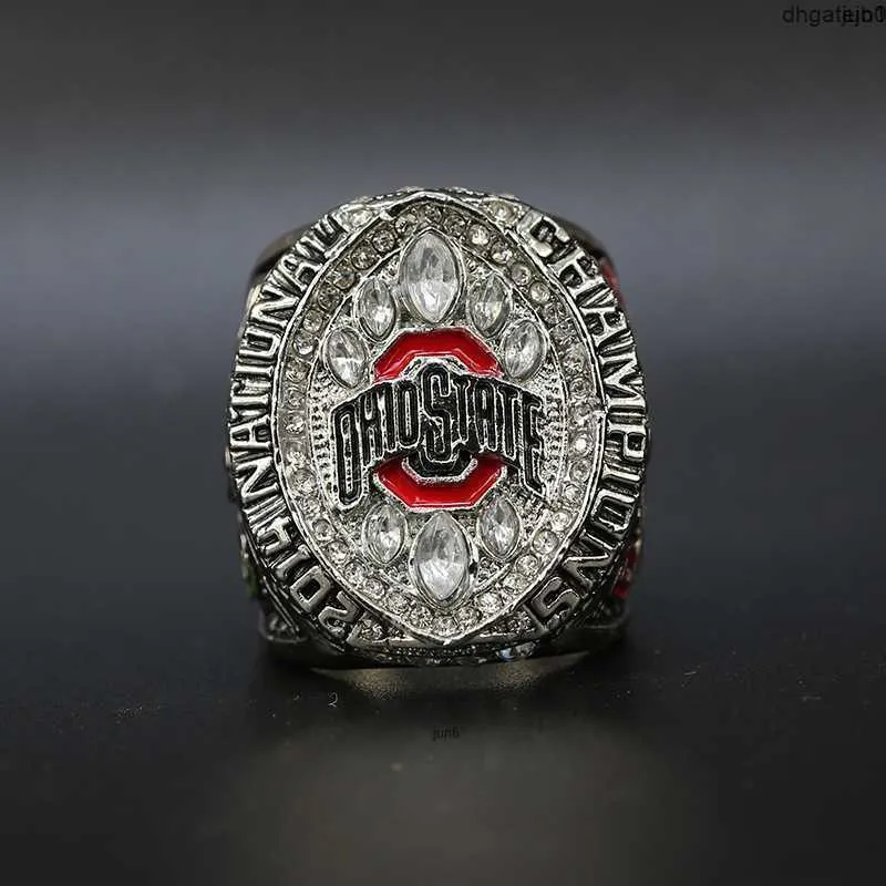 6ZU4 Designer Commemorative Ring Rings 2014 Ohio Buckeye University Championship Ring YB68 5NL2