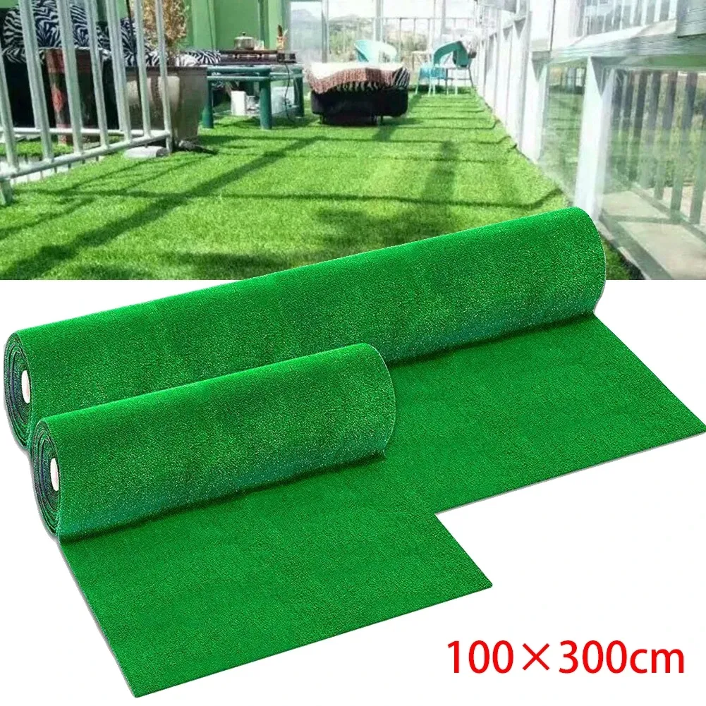 100*300CM pastizales artificiales simulación musgo césped falso alfombra de hierba verde alfombra DIY Micro paisaje decoración del suelo del hogar