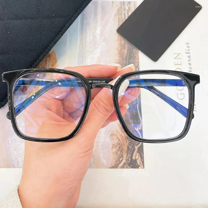Оправы для солнцезащитных очков, брендовые винтажные ретро ацетатные тонкие очки в оправе, унисекс, литературная близорукость, модель CH5831, модные деловые оптические очки