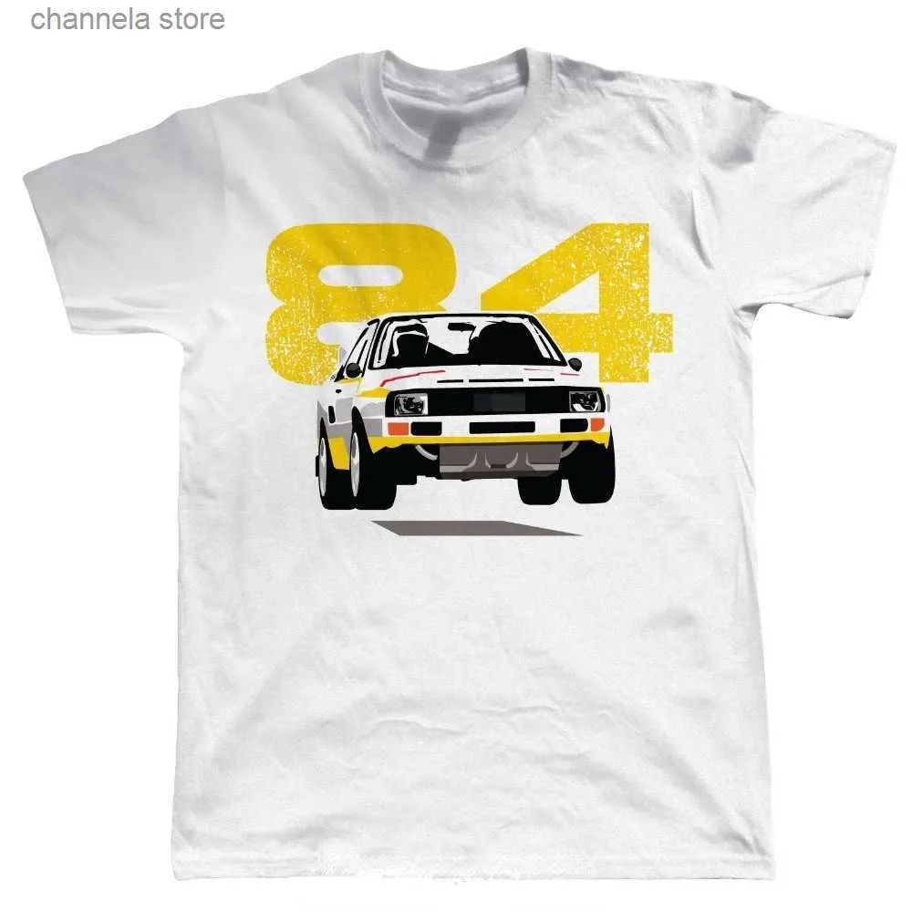 Herr t-shirts nya män t-shirt mens rally bil tshirt-grupp b historisk rally t shirt hip hop tees topps harajuku casual tops mens t shirts t240227