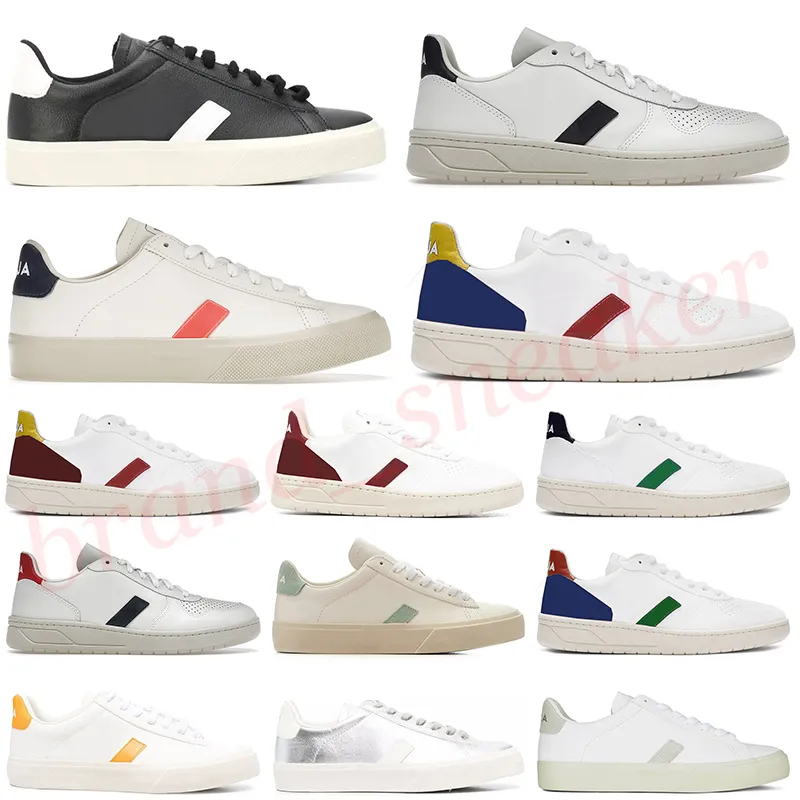 2024 Designer Sneakers V10 Campo Low Chromefree Esplar Leather Shoes Womens Mens Fashion White White Black Green Plate Plate Size 45