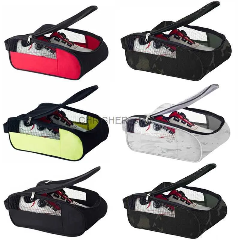 Golftaschen 1 Stück Golfschuhtasche Tragbare Sporttasche mit Reißverschluss Schuhtasche Atmungsaktive Golfschuhtasche - Schuhtragetaschen mit Reißverschluss Tasche Tasche L2402