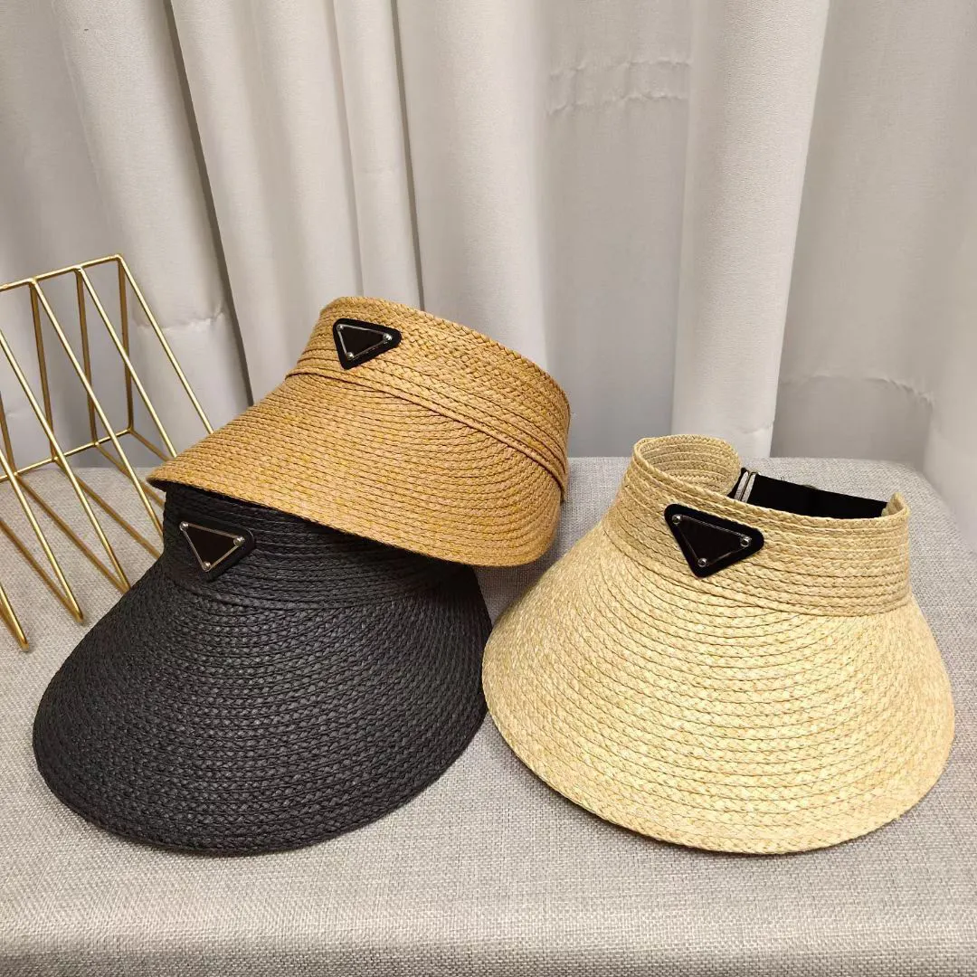 Wide Brim Hats Bucket Hats Grass Braid Designers Visors Hat For Womens Men Fashion Brand Straw Hats Women Luxury Designer Casquette Beach Sunhat High Quality