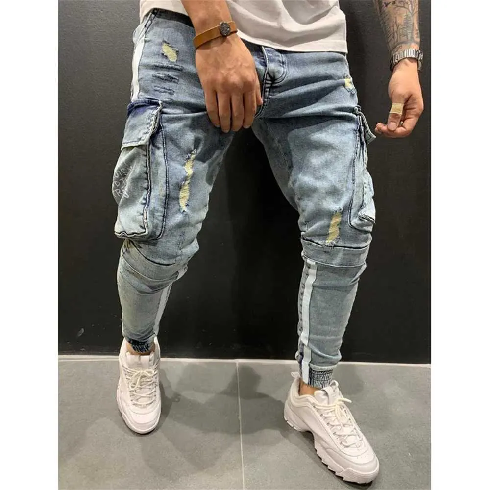 DHgate.com:Mens Elastic Stretch Straight Jeans: Versatile