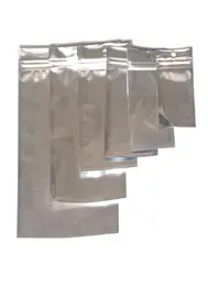 Multiple sizes Aluminum Foil Clear Resealable Valve Zipper Plastic Retail Packaging Packing Bag Zip Lock Mylar Bag Ziplock Package2121244