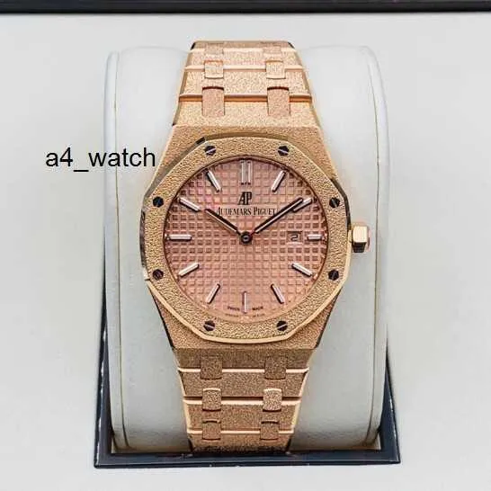 Collezione di orologi da polso popolari Orologio da polso Orologio AP Orologio serie Royal Oak Orologio da donna Diametro 33 mm Movimento al quarzo Acciaio di precisione Platino Oro rosa Uomo casual